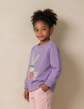 Bunny with Popcorn Applique Sweatshirt