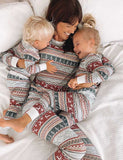 Fair Isle Christmas Pattern Family Matching Pajamas