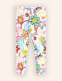 Niedliche Leggings mit Blumenmuster