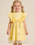 Flower Embroidery Tulle Princess Dress