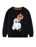 Halloween Luminous Pumpkin Ghost Sweatshirt