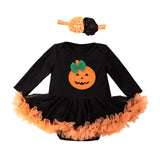 Halloween Multi Patterns Print Tutu Dress