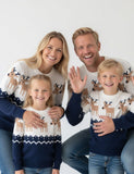 Christmas Reindeer Family Matching Sweater