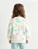 Cute Butterfly Print Sweatshirt
