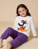 Halloween Print Long Sleeve T-Shirt