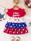 Independence Day Star Layer Dress