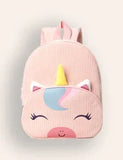 Cute Bear Embroideried Schoolbag