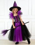 Halloween Witch Tulle Long Dress