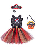 Halloween Pirate Play Tutu Dress Set