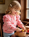 Cute Cherry Print Sweatshirt