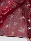 Christmas Tulle Cape