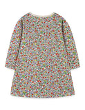 Halloween Floral Pumpkin Applique Dress