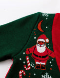 Christmas Santa Claus & Gingerbread Man Family Matching Cardigan