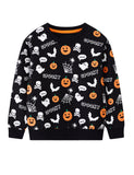 Halloween Fun Printed Sweatshirt & Sweatpants