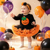Halloween Multi Patterns Print Tutu Dress