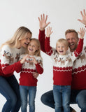 Christmas Reindeer Family Matching Sweater