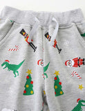 Christmas Cartoon Print Sweatpants