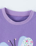 Butterfly Embroidered T-Shirt