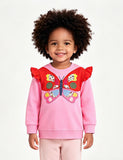 Big Butterfly Applique Sweatshirt
