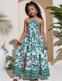 Bohemian Floral Beach Dress