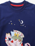 Dinosaur Family Applique Sweatshirt