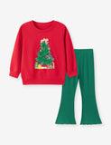 Christmas Tree Sweatshirt Set
