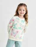 Cute Butterfly Print Sweatshirt
