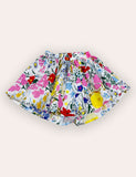 Floral Printed Cotton Skort