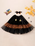 Halloween Star Velvet Cape + Headband