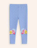 Søde Mariehøne broderede leggings