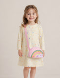 Fun Rainbow Bag Polka Dot Dress