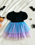 Halloween Skull Tulle Dress