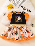 Halloween Baby Print Dress