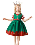 Christmas Print Party Dress