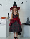 Halloween Cosplay Witch Party Princess Dress & Bag