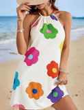 Mom and Me Floral Print Suspender Dress