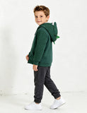 Cute Dinosaur Zip-up Hoodie