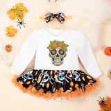 Halloween Multi Patterns Print Tutu Dress