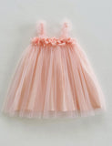 Three-dimensional Flower Sweet Tulle Dress