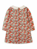 Floral Love Pocket Long-sleeved Dress