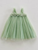 Three-dimensional Flower Sweet Tulle Dress