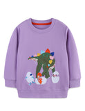 Dinosaur Applique Sweatshirt