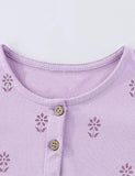 Butterfly Embroidered Long-sleeved Dress