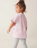 Set maglietta corta e leggings con stampa sirena