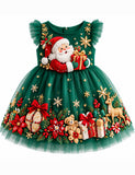 Christmas Santa Claus Tulle Party Dress