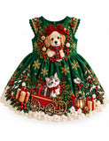 Christmas Animal Friends Party Dress