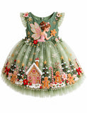 Princess & Gingerbread Man Tulle Dress