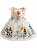 Christmas Fairy Reindeer Tulle Dress