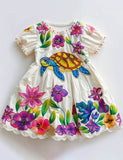 Sea Turtle Short Sleeves Dress