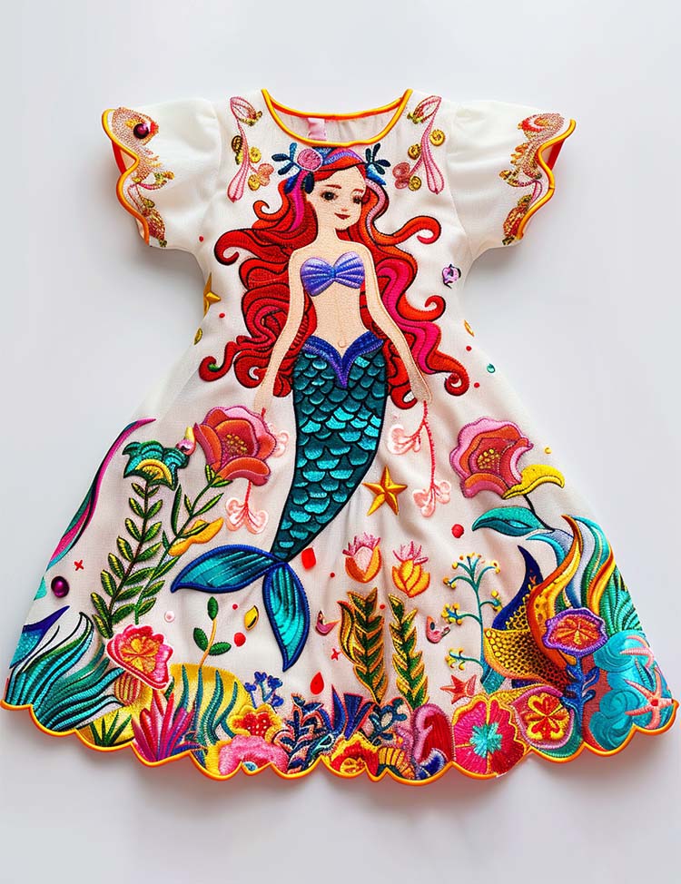 Mermaid Under The Sea World Fantasy Dress